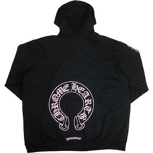 CHROME HEARTS クロム・ハーツ HORSESHOE PULLOVER HOODIE BLACK/PINK オンライン限定パーカー 黒 Size 【XXL】 【中古品-ほぼ新品】 20806186