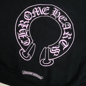 CHROME HEARTS クロム・ハーツ HORSESHOE PULLOVER HOODIE BLACK/PINK オンライン限定パーカー 黒 Size 【XXL】 【中古品-ほぼ新品】 20806186