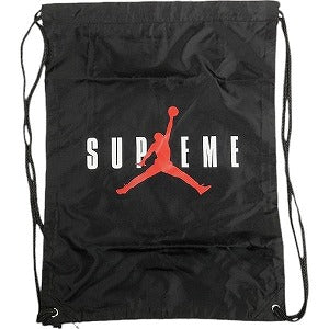 SUPREME シュプリーム ×NIKE Jordan 24AW Drawstring Bag Black バッグ 黒 Size 【フリー】 【新古品・未使用品】 20806192