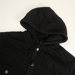 SUPREME シュプリーム 22AW Fleece Hooded Denim Shirt Black デニム長袖シャツ 黒 Size 【S】 【中古品-良い】 20806194