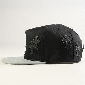 CHROME HEARTS クロム・ハーツ 5 PANEL CAP BSBL BLK W/SLVクロスパッチ付きキャップ 黒 Size 【フリー】 【新古品・未使用品】 20806217