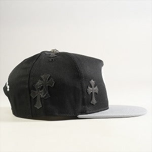 CHROME HEARTS クロム・ハーツ 5 PANEL CAP BSBL BLK W/SLVクロスパッチ付きキャップ 黒 Size 【フリー】 【新古品・未使用品】 20806217