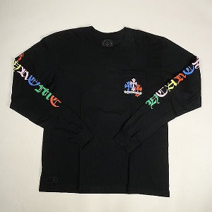 CHROME HEARTS クロム・ハーツ MULTI COLOR CROSS CEMETERY L/S Tee ロンT 黒 Size 【XL】 【中古品-非常に良い】 20806220