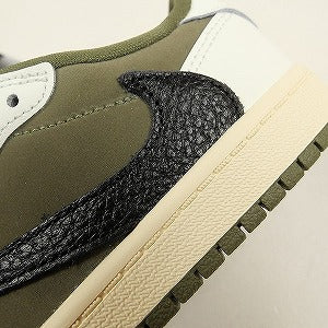 NIKE ナイキ ×Travis Scott Air Jordan 1 Low OG SP (PS) Reverse Olive DO5442-200 スニーカー オリーブ Size 【20】 【新古品・未使用品】 20806229