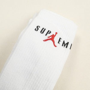 SUPREME シュプリーム ×NIKE Jordan 24AW Crew Socks White 靴下 白 Size 【XL】 【新古品・未使用品】 20806236