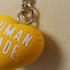 HUMAN MADE ヒューマンメイド 24AW HEART RUBBER KEY CHAIN YELLOW キーホルダー 黄 Size 【フリー】 【新古品・未使用品】 20806247