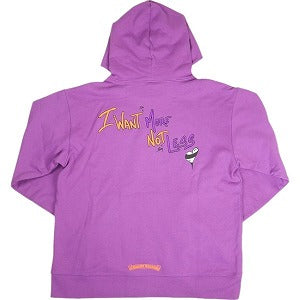 CHROME HEARTS クロム・ハーツ MATTY BOY PPO I WANT MORE NOT LESS HOODIE PURPLE パーカー 紫 Size 【XL】 【新古品・未使用品】 20806262