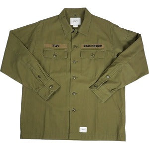 WTAPS ダブルタップス 21SS BUDS LS 211BRDT-SHM02 OLIVE DRAB 長袖シャツ オリーブ Size 【L –  foolsjudge