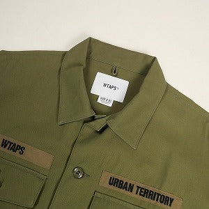 WTAPS ダブルタップス 21SS BUDS LS 211BRDT-SHM02 OLIVE DRAB 長袖シャツ オリーブ Size 【L】 【新古品・未使用品】 20806290