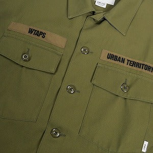 WTAPS ダブルタップス 21SS BUDS LS 211BRDT-SHM02 OLIVE DRAB 長袖シャツ オリーブ Size 【L】 【新古品・未使用品】 20806290