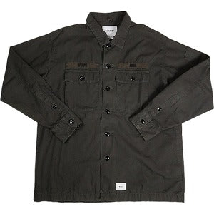 WTAPS ダブルタップス 20SS BUDS LS SHIRT. COTTON. RIPSTOP 長袖シャツ 黒 Size 【L】 【新古品・未使用品】 20806292