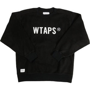 WTAPS ダブルタップス 19AW Downy 01 Crew Sweat BLACK クルーネックスウェット 黒 Size 【L】 【中古品-良い】 20806299