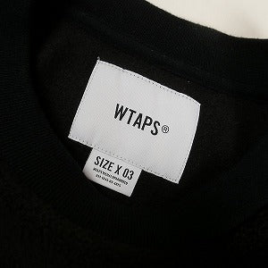 WTAPS ダブルタップス 19AW Downy 01 Crew Sweat BLACK クルーネックスウェット 黒 Size 【L】 【中古品-良い】 20806299