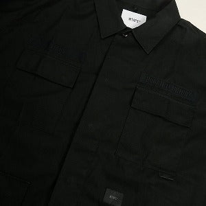 WTAPS ダブルタップス 22SS JUNGLE 02/LS/COTTON.POPLIN BLACK ジャケット 黒 Size 【L】 【中古品-良い】 20806301