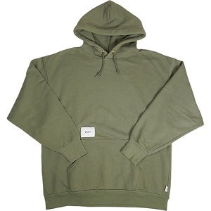 WTAPS ダブルタップス ACADEMY HOODED SWEATSHIRT OLIVE DRAB パーカー オリーブ Size 【L】 【中古品-良い】 20806302