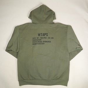 WTAPS ダブルタップス ACADEMY HOODED SWEATSHIRT OLIVE DRAB パーカー オリーブ Size 【L】 【中古品-良い】 20806302