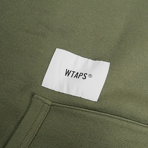 WTAPS ダブルタップス ACADEMY HOODED SWEATSHIRT OLIVE DRAB パーカー オリーブ Size 【L】 【中古品-良い】 20806302