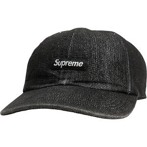 SUPREME シュプリーム 24SS Cordura Denim Small Box 6-Panel Black キャップ 黒 Size 【フリー】 【中古品-良い】 20806321