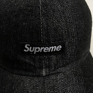 SUPREME シュプリーム 24SS Cordura Denim Small Box 6-Panel Black キャップ 黒 Size 【フリー】 【中古品-良い】 20806321