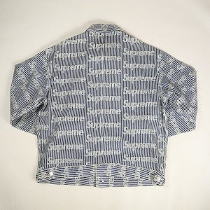 SUPREME シュプリーム 24SS Denim Chore Trucker Jacket Stripe デニムジャケット インディゴ Size 【L】 【中古品-非常に良い】 20806350