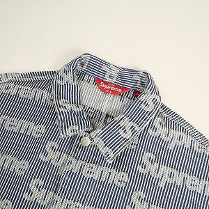 SUPREME シュプリーム 24SS Denim Chore Trucker Jacket Stripe デニムジャケット インディゴ Size 【L】 【中古品-非常に良い】 20806350