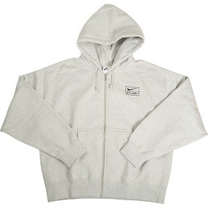 STUSSY ステューシー ×NIKE FLEECE ZIP HOODIE GREY HEATHER ジップパーカー 灰 Size 【L】 【中古品-非常に良い】 20806351