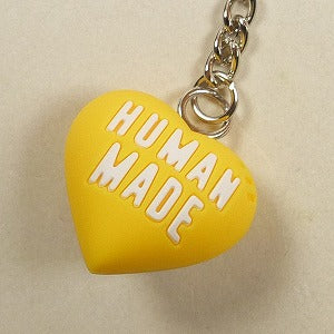 HUMAN MADE ヒューマンメイド 24AW HEART RUBBER KEY CHAIN YELLOW キーホルダー 黄 Size 【フリー】 【新古品・未使用品】 20806378