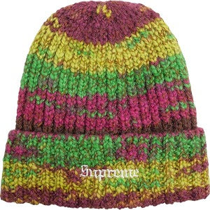 SUPREME シュプリーム 24AW Space Dye Stripe Beanie Brown ビーニー 茶 Size 【フリー】 【新古品・未使用品】 20806407