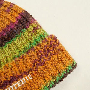 SUPREME シュプリーム 24AW Space Dye Stripe Beanie Brown ビーニー 茶 Size 【フリー】 【新古品・未使用品】 20806408