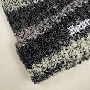 SUPREME シュプリーム 24AW Space Dye Stripe Beanie Black ビーニー 黒 Size 【フリー】 【新古品・未使用品】 20806409