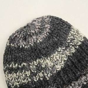 SUPREME シュプリーム 24AW Space Dye Stripe Beanie Black ビーニー 黒 Size 【フリー】 【新古品・未使用品】 20806409