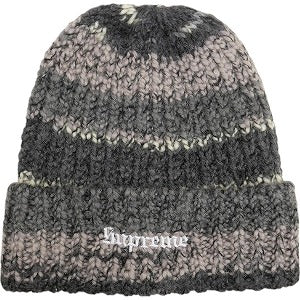 SUPREME シュプリーム 24AW Space Dye Stripe Beanie Black ビーニー 黒 Size 【フリー】 【新古品・未使用品】 20806410