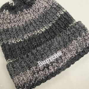 SUPREME シュプリーム 24AW Space Dye Stripe Beanie Black ビーニー 黒 Size 【フリー】 【新古品・未使用品】 20806410