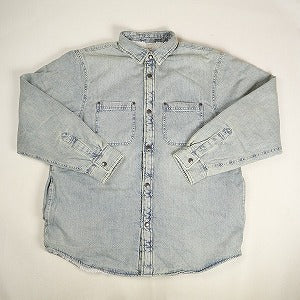 SUPREME シュプリーム 24AW Faux Shearling Lined Work Shirt Washed Indigo Denim 長袖シャツ インディゴ Size 【XL】 【新古品・未使用品】 20806413