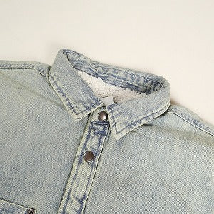 SUPREME シュプリーム 24AW Faux Shearling Lined Work Shirt Washed Indigo Denim 長袖シャツ インディゴ Size 【XL】 【新古品・未使用品】 20806413