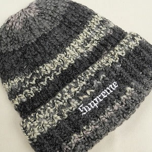 SUPREME シュプリーム 24AW Space Dye Stripe Beanie Black ビーニー 黒 Size 【フリー】 【新古品・未使用品】 20806426