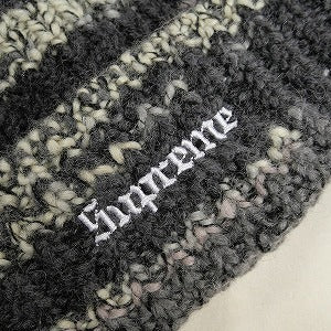 SUPREME シュプリーム 24AW Space Dye Stripe Beanie Black ビーニー 黒 Size 【フリー】 【新古品・未使用品】 20806426