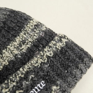 SUPREME シュプリーム 24AW Space Dye Stripe Beanie Black ビーニー 黒 Size 【フリー】 【新古品・未使用品】 20806426