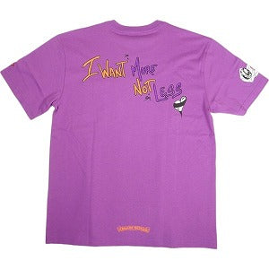 CHROME HEARTS クロム・ハーツ MATTY BOY PPO I WANT MORE NOT LESS S/S PURPLE Tシャツ 紫 Size 【XXL】 【新古品・未使用品】 20806434