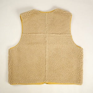 SUPREME シュプリーム 24AW Reversible Faux Shearling Work Vest Yellow ベスト 黄 Size 【L】 【中古品-ほぼ新品】 20806455