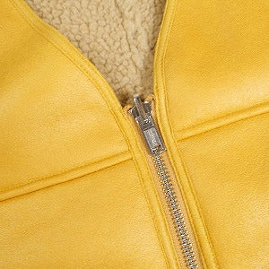 SUPREME シュプリーム 24AW Reversible Faux Shearling Work Vest Yellow ベスト 黄 Size 【L】 【中古品-ほぼ新品】 20806455