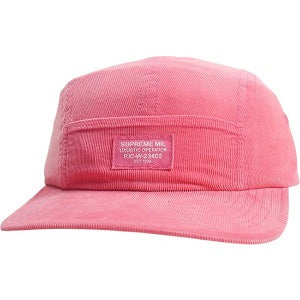 SUPREME シュプリーム 24AW Corduroy Pocket Camp Cap Pink キャンプキャップ ピンク Size 【フリー】 【新古品・未使用品】 20806472