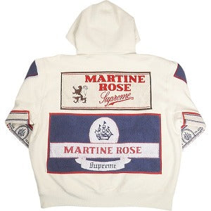 SUPREME シュプリーム ×Martine Rose 24AW owel Zip Up Hooded Sweatshirt White ジップパーカー 白 Size 【L】 【新古品・未使用品】 20806482