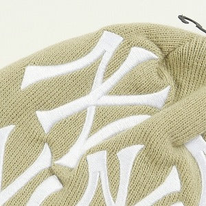 SUPREME シュプリーム ×New York Yankees 21AW New Era Box Logo Beanie Tan ボックスロゴビーニー タン Size 【フリー】 【新古品・未使用品】 20806498