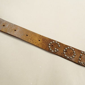 TENDERLOIN テンダーロイン 本店限定T-STUD BELT GOD BLESS VINTAGE LEATHER BROWN レザーベルト 茶 Size 【34】 【中古品-良い】 20806502