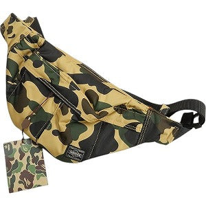 A BATHING APE ア ベイシング エイプ ×Porter Waist Bag Camo バック 茶 Size 【フリー】 【新古品・未使用品】 20806504