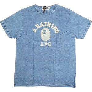 A BATHING APE ア ベイシング エイプ College Tee Blue Tシャツ 青 Size 【M】 【新古品・未使用品】 20806507