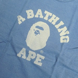 A BATHING APE ア ベイシング エイプ College Tee Blue Tシャツ 青 Size 【M】 【新古品・未使用品】 20806507