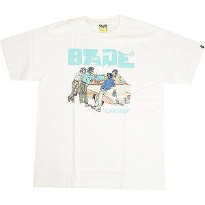 A BATHING APE ア ベイシング エイプ Bape Carhop Tee White Tシャツ 白 Size 【M】 【新古品・未使用品】 20806508