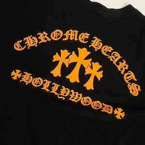 CHROME HEARTS クロム・ハーツ Orange Cemetery Cross L/S Tee Black ロンT 黒 Size 【L】 【中古品-非常に良い】 20806561